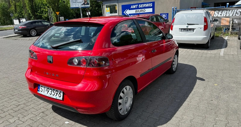 Seat Ibiza cena 11900 przebieg: 121000, rok produkcji 2008 z Sułkowice małe 137